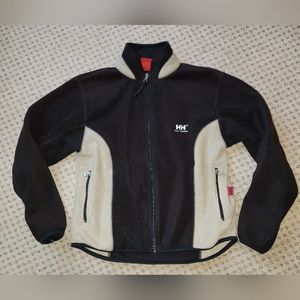 Helly Hansen Black and Cream Fleece Jacket